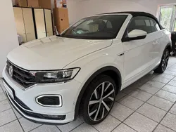 Weiß Gebraucht 2020 VW T-Roc Cabriolet R-line Cabrio | 24.300 € (Fairer Preis)