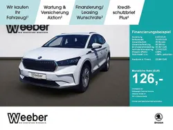 Moonweiss (metallic) Gebraucht 2023 Skoda Enyaq iV Loft SUV | 23.890 € (Guter Preis)
