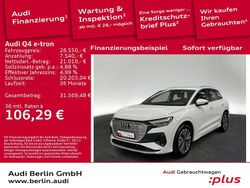 Gletscherweiß metallic Gebraucht 2022 Audi Q4 e-tron Advanced SUV | 28.550 € (Superpreis)