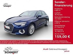 Blau Gebraucht 2022 Audi A3 Sportback e-tron Advanced Limousine | 23.950 € (Guter Preis)