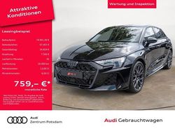 Mythosschwarz metallic Gebraucht 2025 Audi RS3 Sportback Ambiente Kleinwagen | 74.901 € (Teuer)
