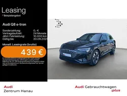 Mythosschwarz metallic Gebraucht 2024 Audi Q8 e-tron Advanced SUV | 63.349 € (Etwas zu teuer)