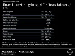 Lack obsidianschwarz (metallic) Gebraucht 2024 Mercedes E220 Avantgarde Limousine | 45.769 € (Superpreis)