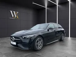Schwarz Gebraucht 2022 Mercedes C220 AMG Kombi | 33.900 € (Fairer Preis)