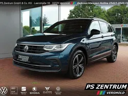 Blau Gebraucht 2021 VW Tiguan Active SUV | 24.930 € (Fairer Preis)
