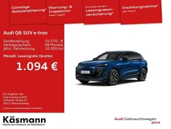 Ascariblau metallic Gebraucht 2024 Audi Q6 e-tron Edition .1 SUV | 103.705 €