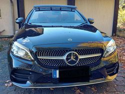 Schwarz Gebraucht 2019 Mercedes C220 AMG line Cabrio | 29.900 € (Superpreis)