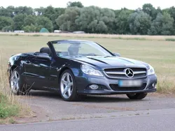 Grau Gebraucht 2009 Mercedes SL350 AMG Cabrio | 31.500 € (Teuer)