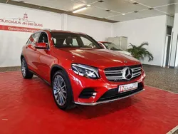 Hyazinthrot metalliclack Gebraucht 2019 Mercedes GLC250 AMG line SUV | 27.999 € (Fairer Preis)