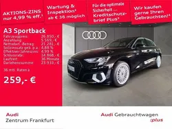Schwarz Gebraucht 2024 Audi A3 Sportback Advanced Limousine | 26.850 € (Guter Preis)