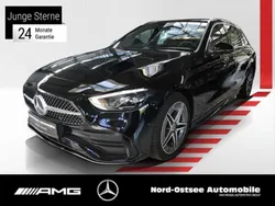 Unilack schwarz Gebraucht 2024 Mercedes C220 AMG Kombi | 39.990 € (Superpreis)