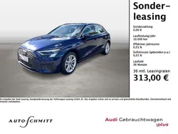 Navarrablau metallic Gebraucht 2024 Audi A3 Sportback e-tron Ambiente Limousine | 34.990 € (Teuer)