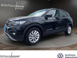 Schwarz / deep black (metallic) Gebraucht 2023 VW T-Cross Life SUV | 24.380 € (Fairer Preis)