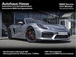 Gtsilber metallic (metallic) Gebraucht 2016 Porsche Boxster Spyder Chrono Cabrio | 91.490 € (Fairer Preis)