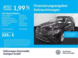 Deep black perleffekt Gebraucht 2024 VW Tiguan Allspace Life SUV | 33.930 € (Superpreis)
