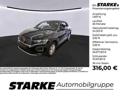 Deep black perleffekt Gebraucht 2021 VW T-Roc Cabriolet Style Cabrio | 25.930 € (Fairer Preis)