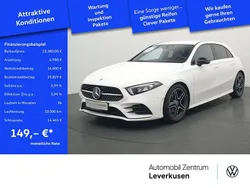 Schwarz Gebraucht 2020 Mercedes A180 AMG line Limousine | 23.380 € (Superpreis)