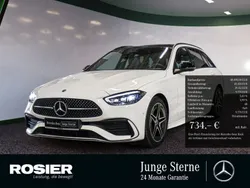 Weiss / polarweiß Gebraucht 2024 Mercedes C300 Sport Edition Kombi | 48.890 € (Etwas zu teuer)