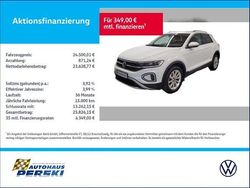Weiß Gebraucht 2022 VW T-Roc Style SUV | 24.500 € (Fairer Preis)
