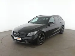 Schwarz Gebraucht 2018 Mercedes C400 AMG line Kombi | 29.590 € (Fairer Preis)