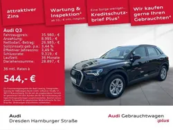 Mythosschwarz metallic Gebraucht 2024 Audi Q3 Basis SUV | 35.980 € (Superpreis)