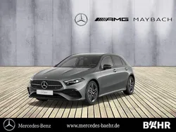 Lack mountaingrau Gebraucht 2024 Mercedes A180 AMG Limousine | 32.830 € (Fairer Preis)