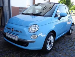 Blau Gebraucht 2015 Fiat 500 Lounge Cabrio | 8.950 € (Fairer Preis)
