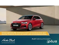 Rot (progressivrot metallic) Gebraucht 2024 Audi A3 Sportback Advanced Plus Limousine | 35.970 € (Etwas zu teuer)