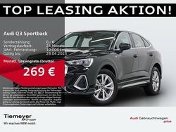 Mythosschwarz metallic Gebraucht 2024 Audi Q3 Sportback S-Line SUV | 39.850 € (Superpreis)