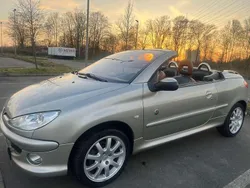 Lack aschgrau/metallic Gebraucht 2004 Peugeot 206 CC Roland Garros Cabrio | 3.990 € (Teuer)