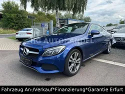 Blau Gebraucht 2016 Mercedes C200 AMG line Coupé | 24.700 € (Etwas zu teuer)