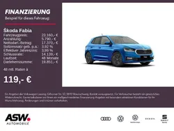 Blau Neu 2025 Skoda Fabia Tour Limousine | 23.160 € (Etwas zu teuer)