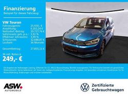 Caribbean blue metallic Gebraucht 2021 VW Touran Active Van / Kleinbus | 25.930 € (Fairer Preis)