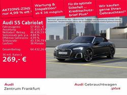 Mythosschwarz metallic/verdeck Gebraucht 2023 Audi S5 Cabriolet Sport Cabrio | 57.850 € (Fairer Preis)