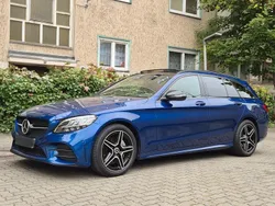 Blau Gebraucht 2020 Mercedes C220 AMG Limousine | 26.900 € (Guter Preis)