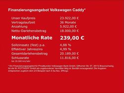 Weiss Gebraucht 2022 VW Caddy Van / Kleinbus | 23.922 € (Superpreis)