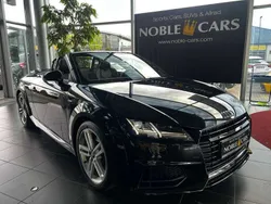 Mythosschwarz metallic Gebraucht 2018 Audi TT Roadster S-line plus Cabrio | 30.290 € (Teuer)