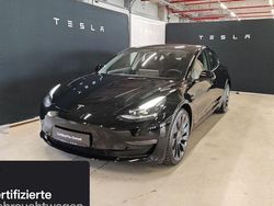 Schwarz Gebraucht 2021 Tesla Model 3 Performance Limousine | 31.100 € (Etwas zu teuer)
