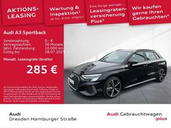 Schwarz Gebraucht 2024 Audi A3 Sportback S-Line Kleinwagen | 38.890 € (Fairer Preis)