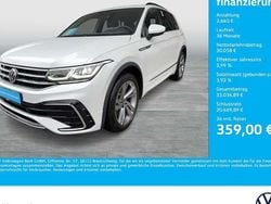 Oryxweiß perlmutteffekt Gebraucht 2021 VW Tiguan R-line SUV | 31.998 € (Guter Preis)