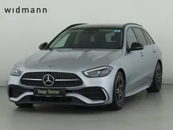 Metalliclack hightechsilber Gebraucht 2022 Mercedes C220 AMG Kombi | 31.850 € (Superpreis)