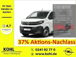 Weiss Neu 2025 Opel Vivaro Van | 27.150 € (Guter Preis)