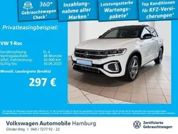 Pure white/schwarz Gebraucht 2024 VW T-Roc R-line SUV | 32.690 € (Fairer Preis)
