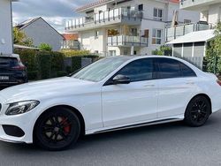 Weiß Gebraucht 2015 Mercedes C250 AMG line Limousine | 18.600 € (Teuer)