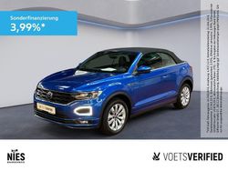 Ravennablau metallic Gebraucht 2021 VW T-Roc Cabriolet R-line Cabrio | 23.780 € (Guter Preis)