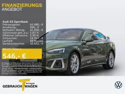 Grün Gebraucht 2023 Audi A5 Sportback S-Line Limousine | 43.680 € (Teuer)