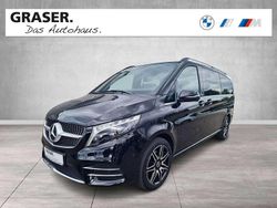 Obsidianschwarz metallic Gebraucht 2024 Mercedes V300 AMG line Van / Kleinbus | 74.900 € (Superpreis)