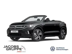Schwarz Gebraucht 2022 VW T-Roc Cabriolet R-line Cabrio | 25.970 €