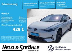 Gletscherweiß metallic/schwarz (metallic) Gebraucht 2024 VW ID.7 GTX Limousine | 48.820 € (Fairer Preis)