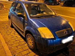 Blau Gebraucht 2007 Citroën C2 Kleinwagen | 400 €